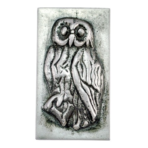 3.75" "Owl" Aluminium Wall Tiles 